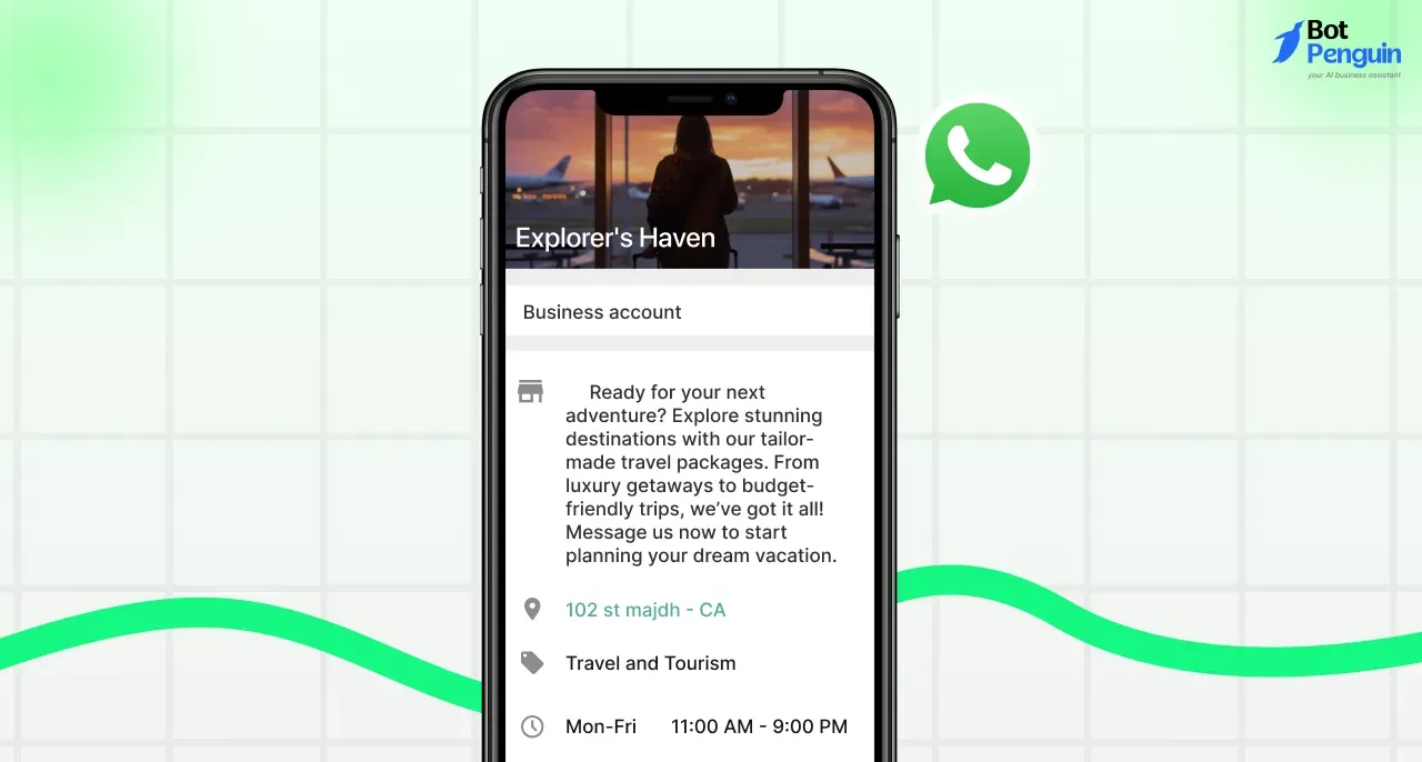 WhatsApp Business Description for Travel & Transport